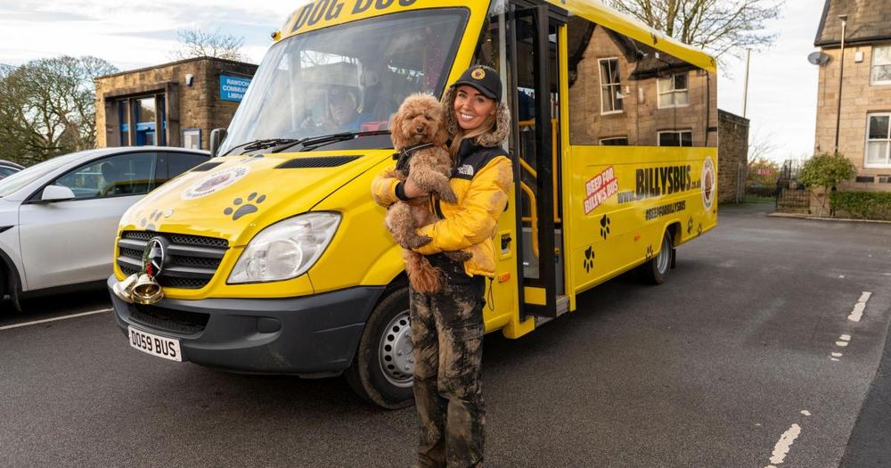 Ilkley Gazette: Founder of the UK's first ever dog bus speaks of the joy it brings